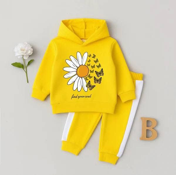 Baby Kids Boy & Girls Winter Hoody shirt+Pants Sport Suits  Warm Tracksuits Kids Clothing