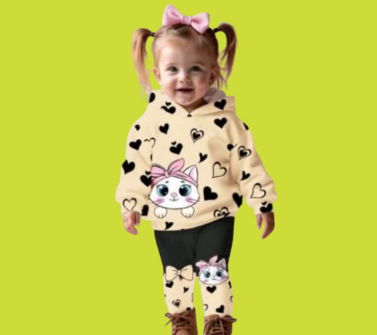 Baby Kids Boy & Girls Winter Hoody shirt+Pants Sport Suits  Warm Tracksuits Kids Clothing