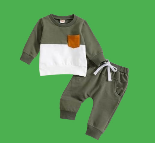 Baby Kids Boy & Girls Winter Sweat shirt+Pants Sport Suits  Warm Tracksuits Kids Clothing