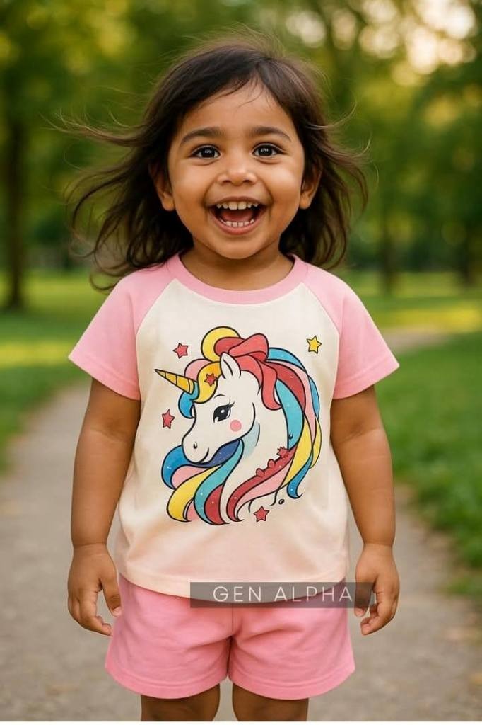 Baby Kids Girls T-Shirt Set