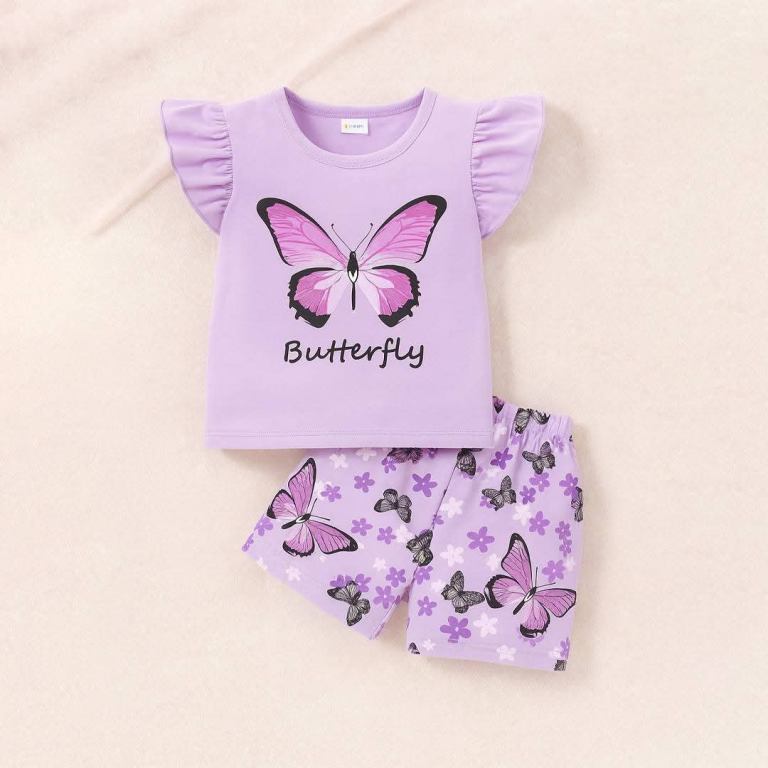 Baby Kids Girls T-Shirt Set