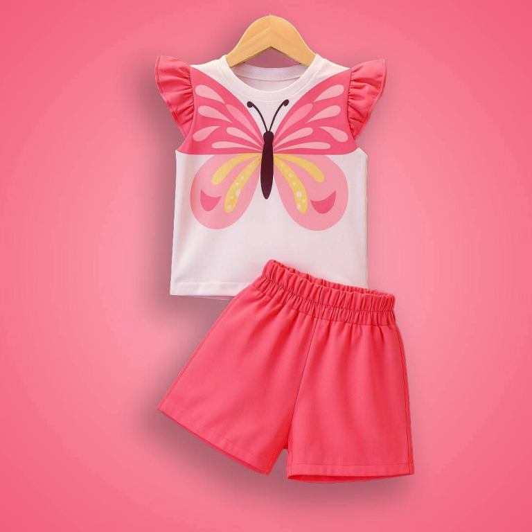 Baby Kids Girls T-Shirt Set